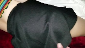 Sleeping schoolgirl cousin gets her tight virgin butt fingered. She is so cute and innocent.