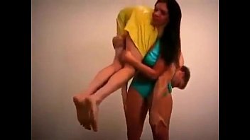 Strong Girls Hot Girl Lift and Carry a man in bikini - 3GPVideos.In(2)