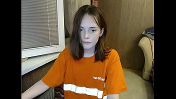 Cute teen masturbates on webcam