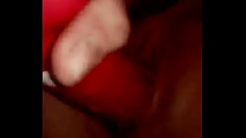 My step sisters friend show me how she get a dildo inside her pussy