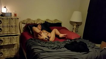 Stepmom milf caught masturbating to porn