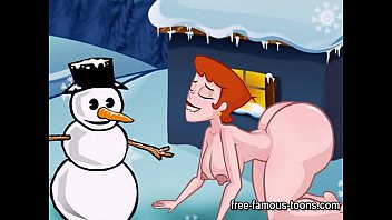 Famous toons Christmas orgy