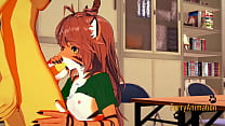 Furry Futanari Hentai 3D - Dog Futanari and Tiger Girl blowjob and fucked with creampie - Anime Manga Japanese Yiff Cartoon  Porn